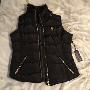 NWT Black Vest